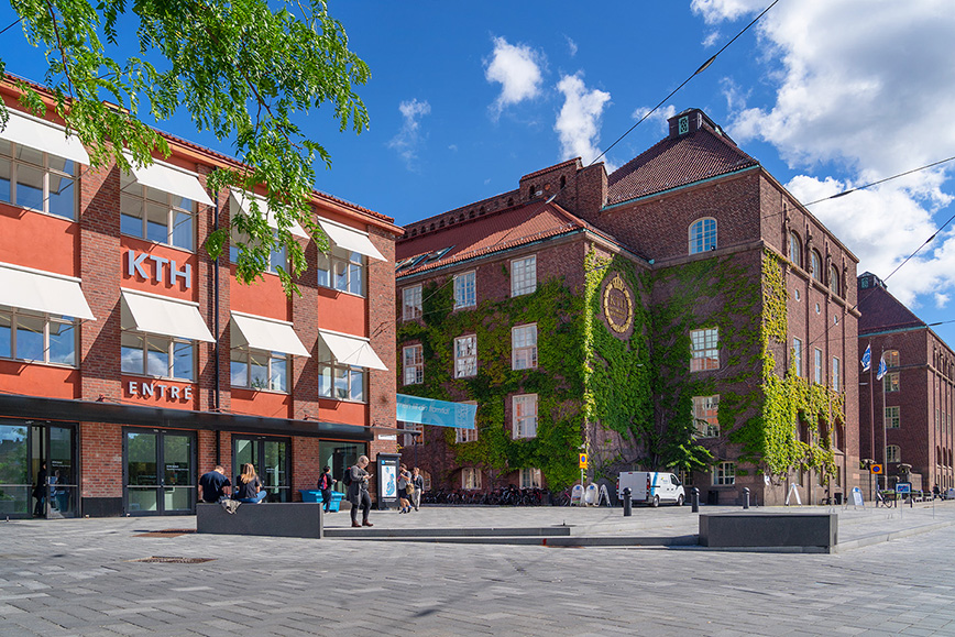 Entrance to KTH Stockholm Campus