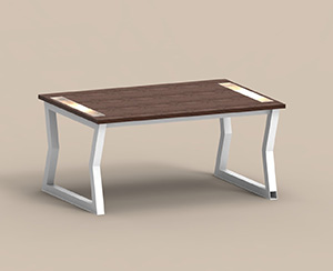 A 3D rendition of the table Mikaela and Alice designed