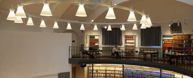 Study hall in library