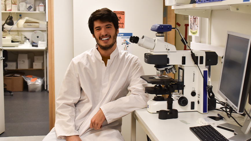 Filipe de Palma Marques at the MST lab