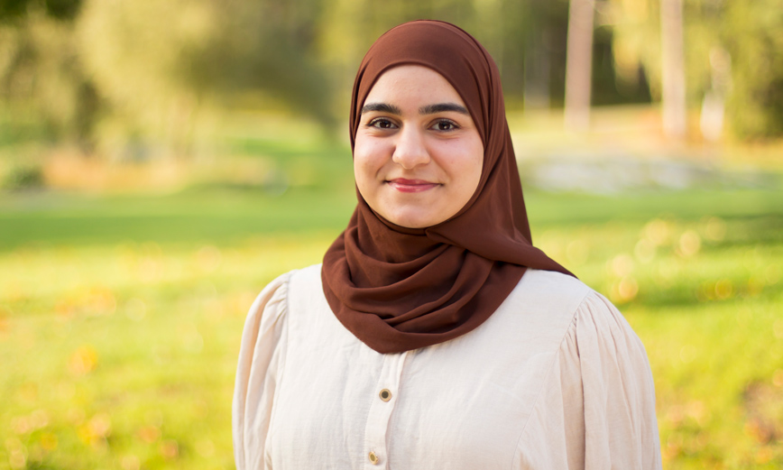 Marwa, student på Samhällsbyggnad