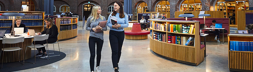 Students at KTH Library