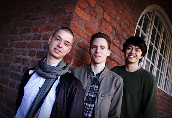 Jesper Ahlberg, Andreas Andrén och Theodor Zettersten är de tre KTH-studenter som startat musiktjänsten Blicko.