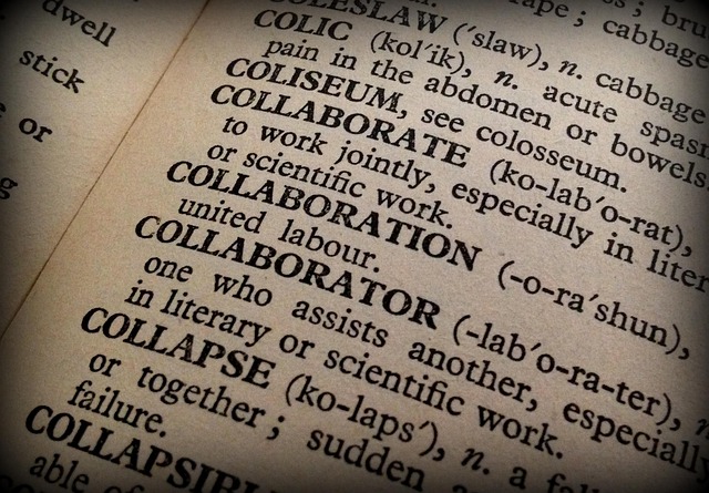 dictionary definitions of the word collaboration