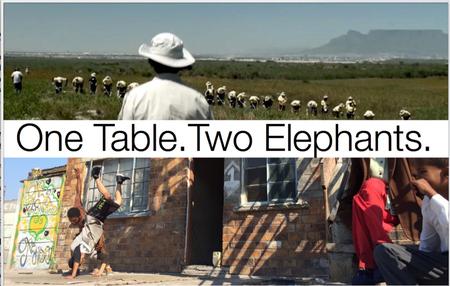 One Table Two Elephants