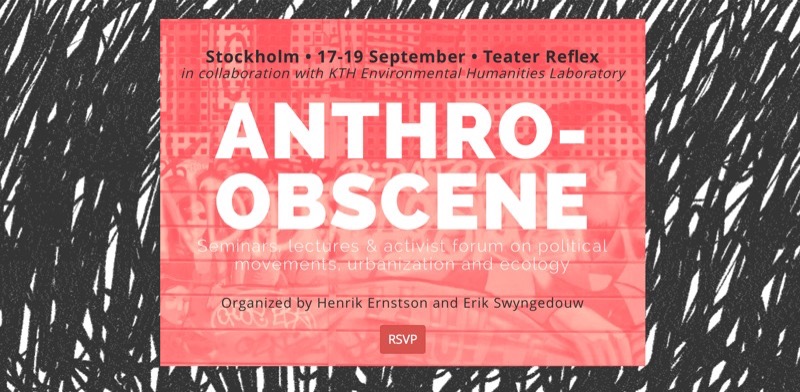 Poster from the Anthroobscene in 2015