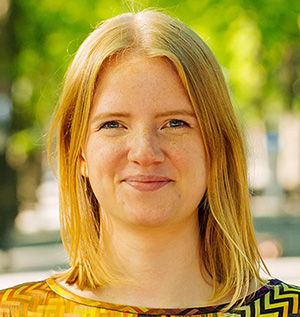 Porträtt på Klara Berggren. 