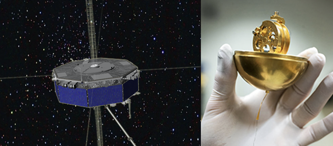 MMS spacecraft and electric field sensor