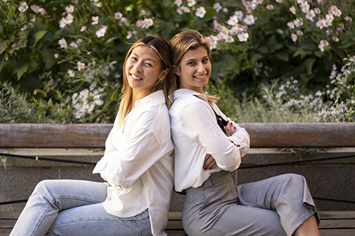 Pauline och Alexandra