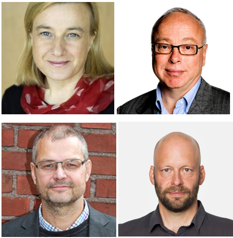 Cecilia Hermansson, Johan Schück, Mats Wilhelmsson och Mikael Malmaeus