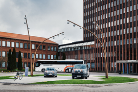 Scania GO, bus and car