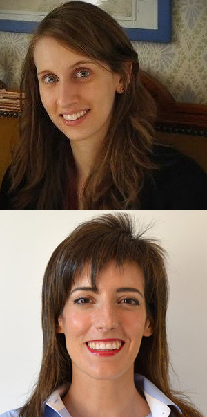 Portrait of Erica Zegilio and Ingrid Campo-Ruiz.