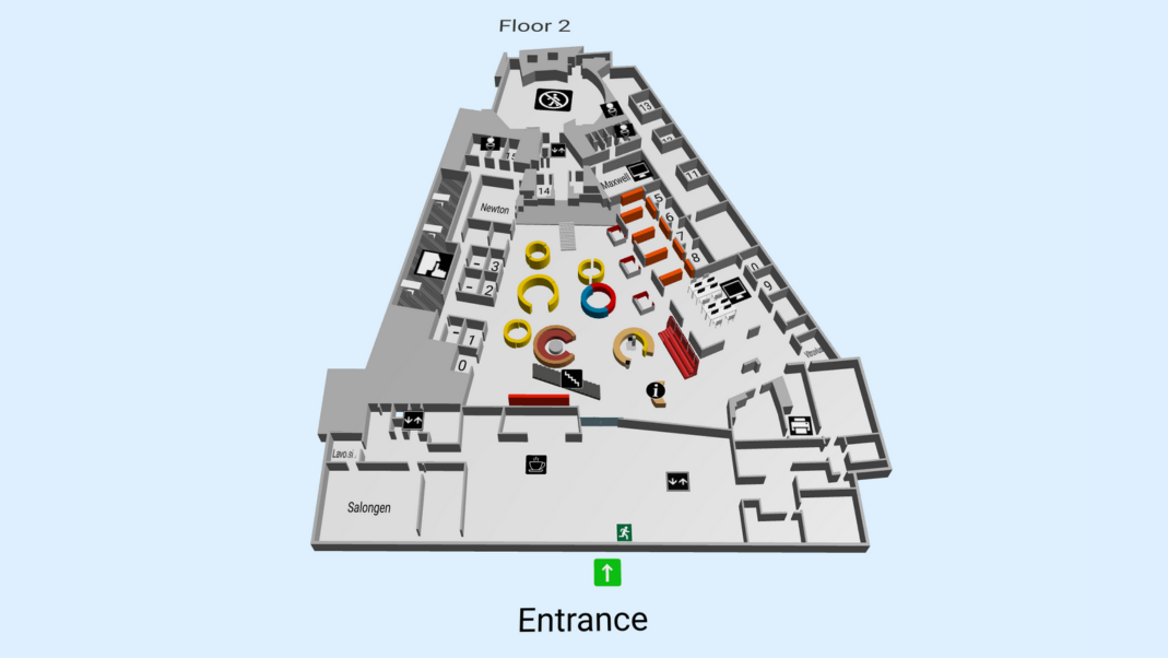 Map of KTH Library
