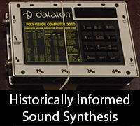 Historically Informed Sound Synthesis
