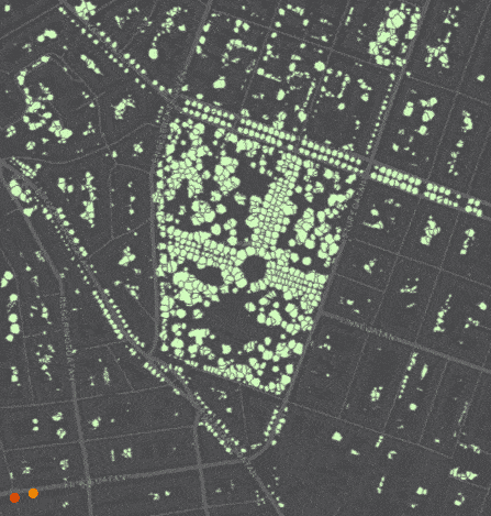 City Scanner measuring heat (Animation: Elina Merdymshaeva; Spatial data: City of Stockholm)