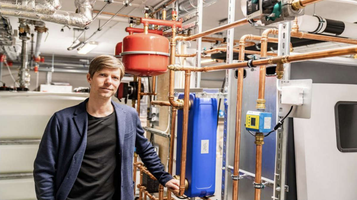 En skärmdump från intervjun med Jonas Anund Vogel i nyhetsbrevet "Teknikundervisning i skolan"