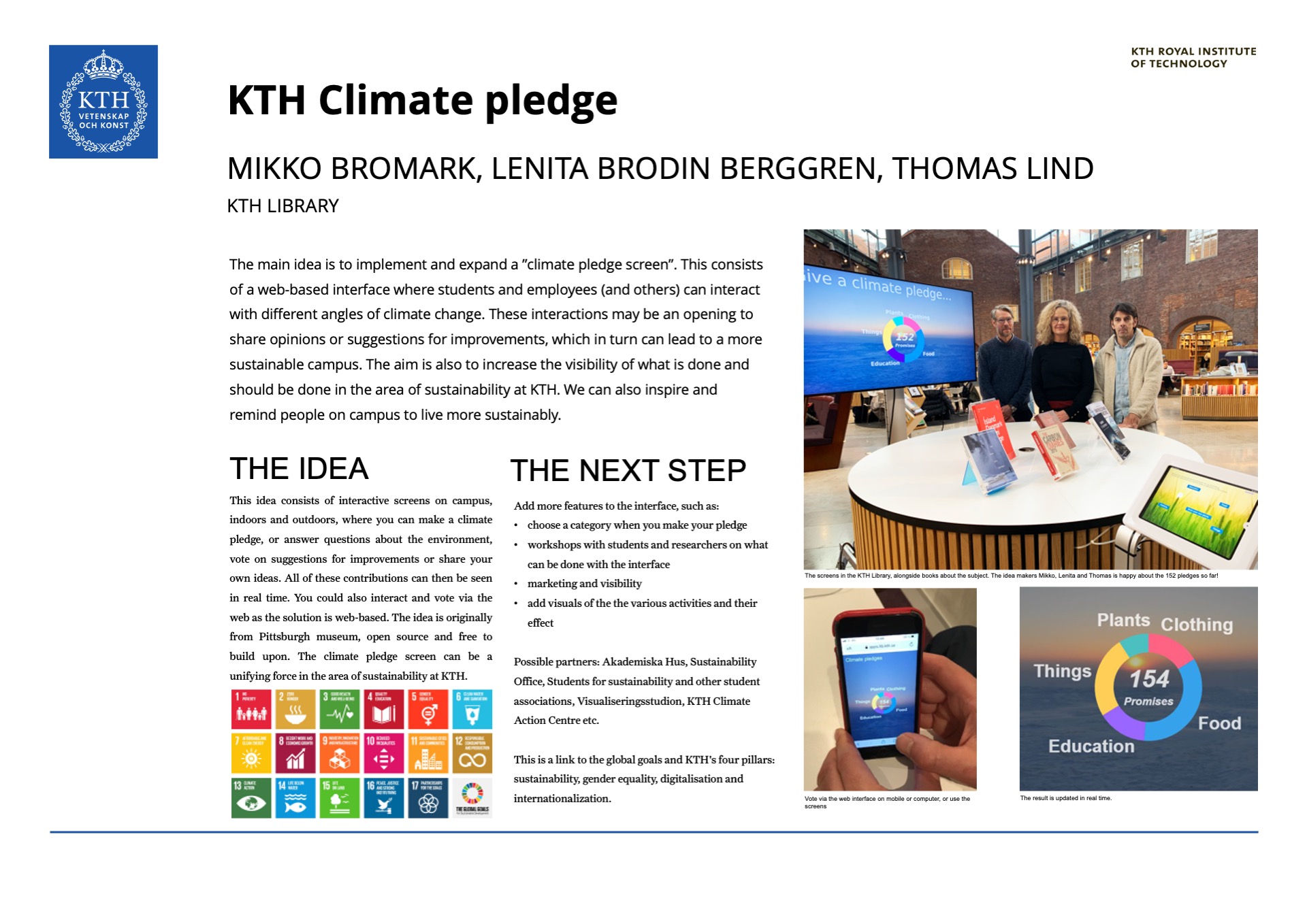 KTH Climate pledge