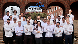Group photo of the Hyperloop team