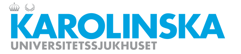 Karolinska University Hospital logo.