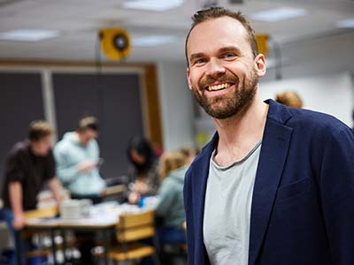 Porträttbild på Marcus Angelin.
