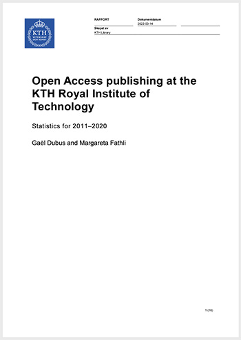 Cover open access report