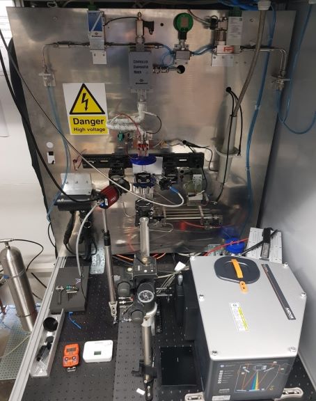 Image shows the KTH Plasma chemical conversion prototype
