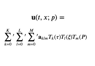 Time spectral modelling
