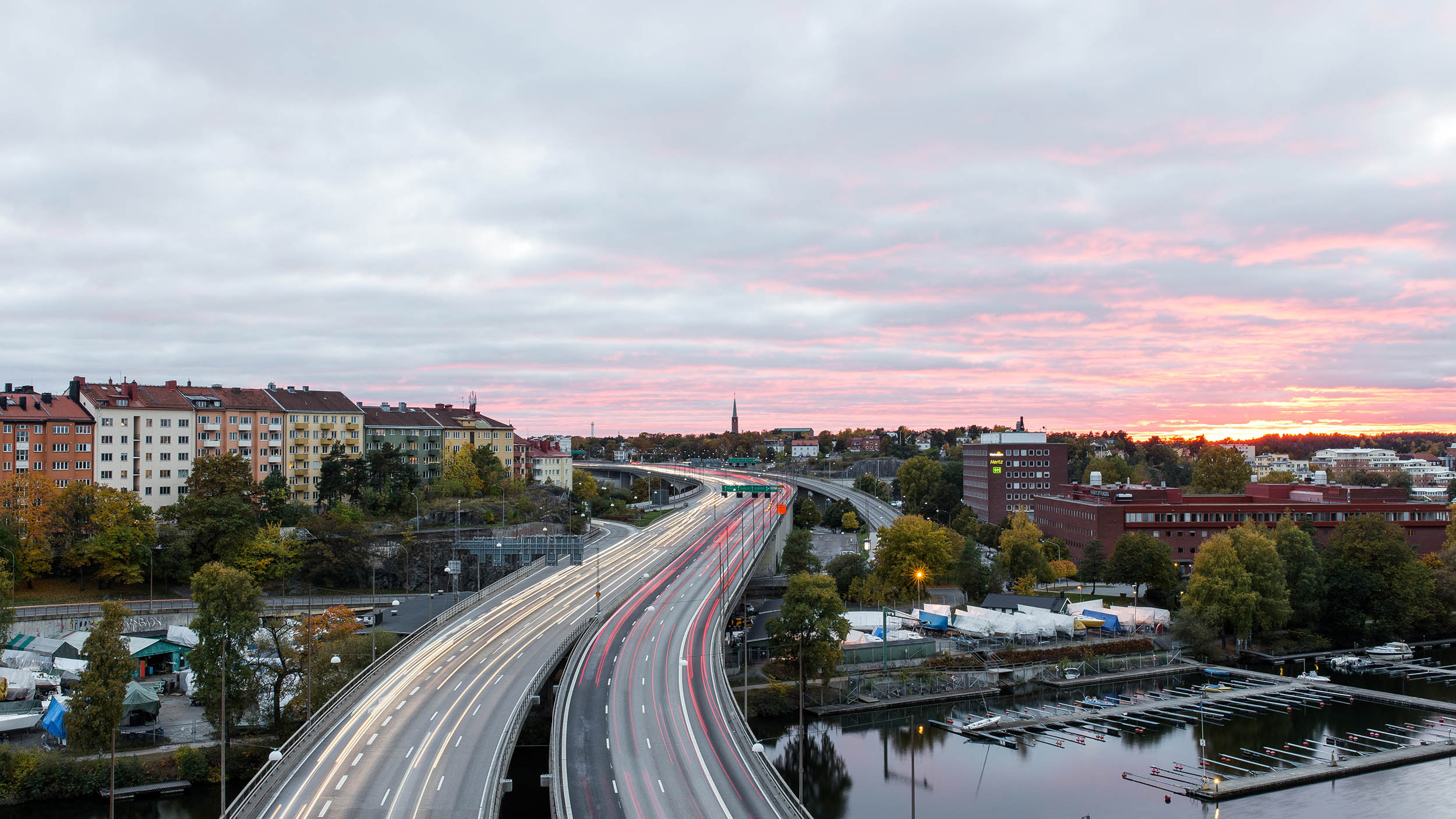 Roads in Stockholm