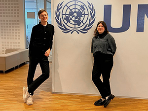 Simon Román and Louise Wernersson