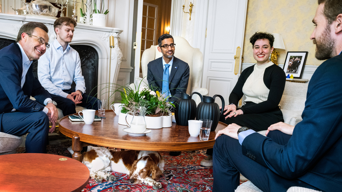 KTH researchers meet Google’s CEO and the Swedish Prime Minister 