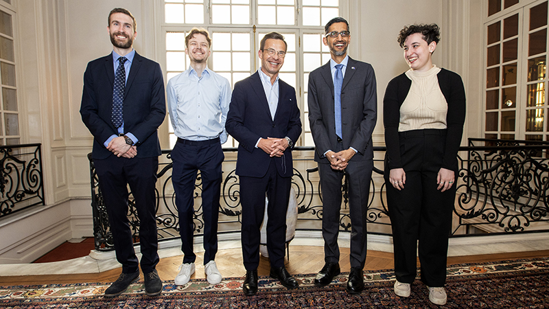 KTH-forskare träffar Googles VD och Sveriges statsminister
