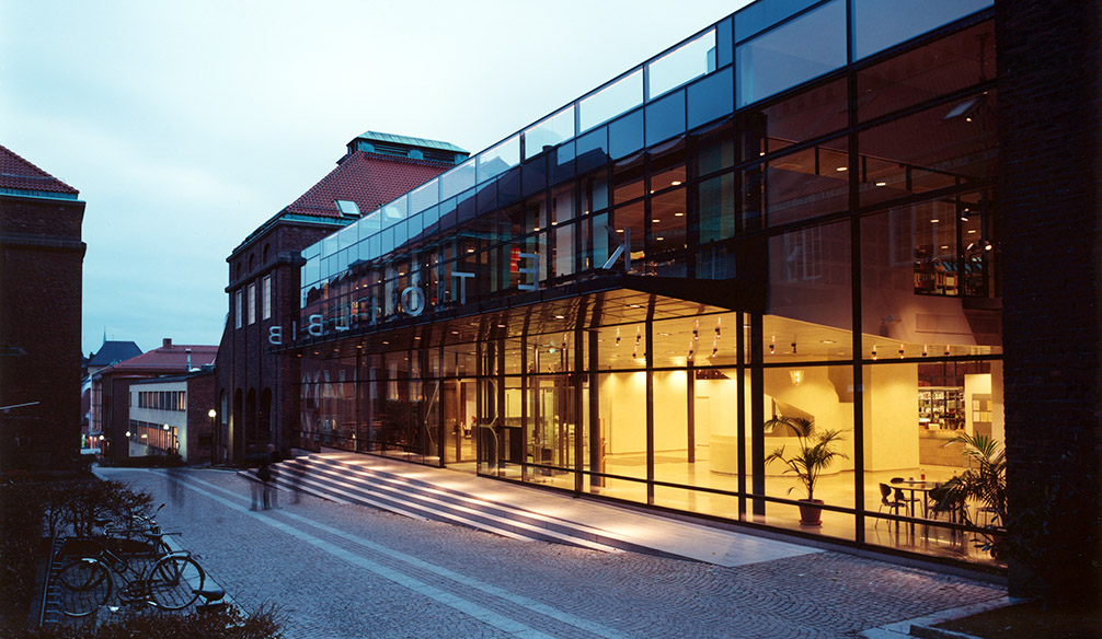 Facade of the library