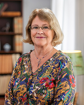 Porträtt av kvinna i KTH:s universitetsstyrelse, Katarina Eckerberg, professor emerita.