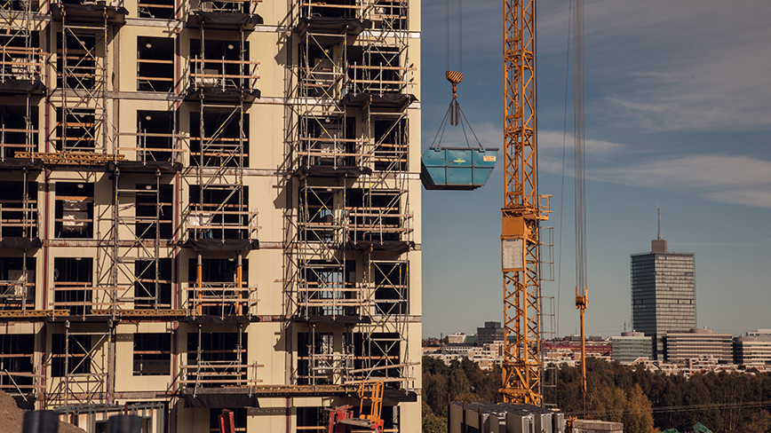 Building site in Rinkeby, Stockholm. Photo: The City of Stockholm