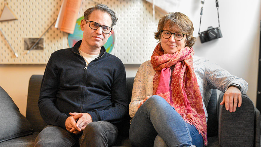 Daniel Pargman och Elina Eriksson – hjärnorna bakom masterprogrammet i hållbar digitalisering