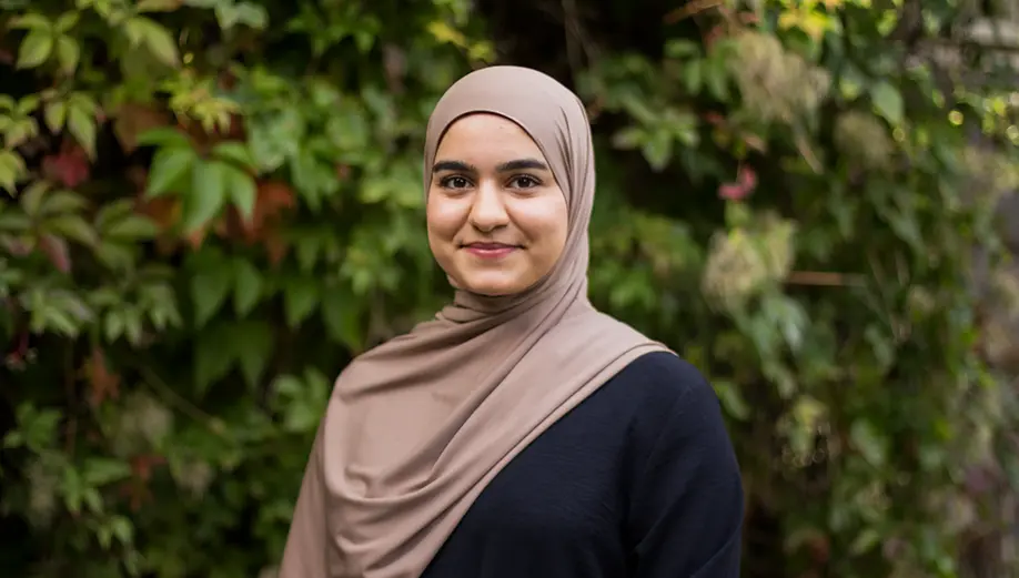 Marwa, student på Samhällsbyggnad