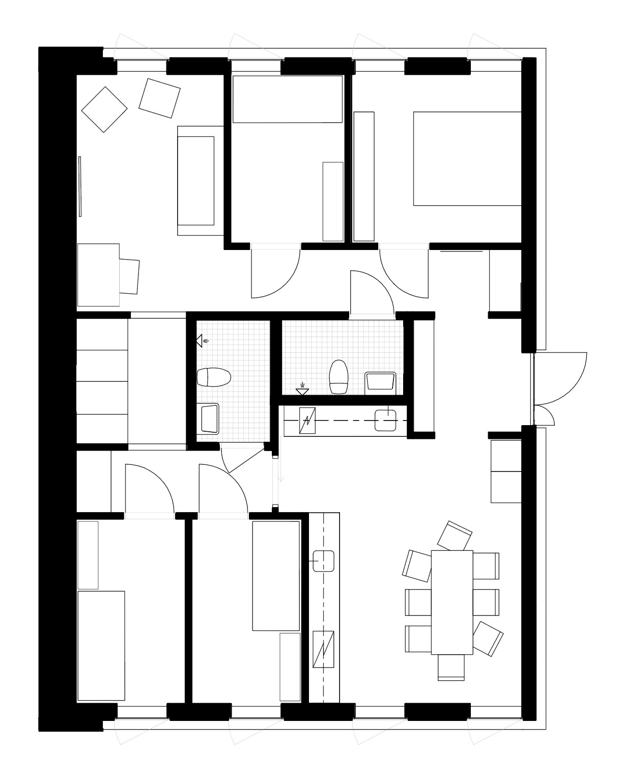 2D layout of Testbed KTH from TIP Architects