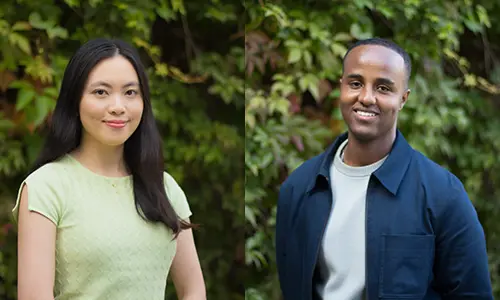 KTH-studenter Isabella och Zikri.