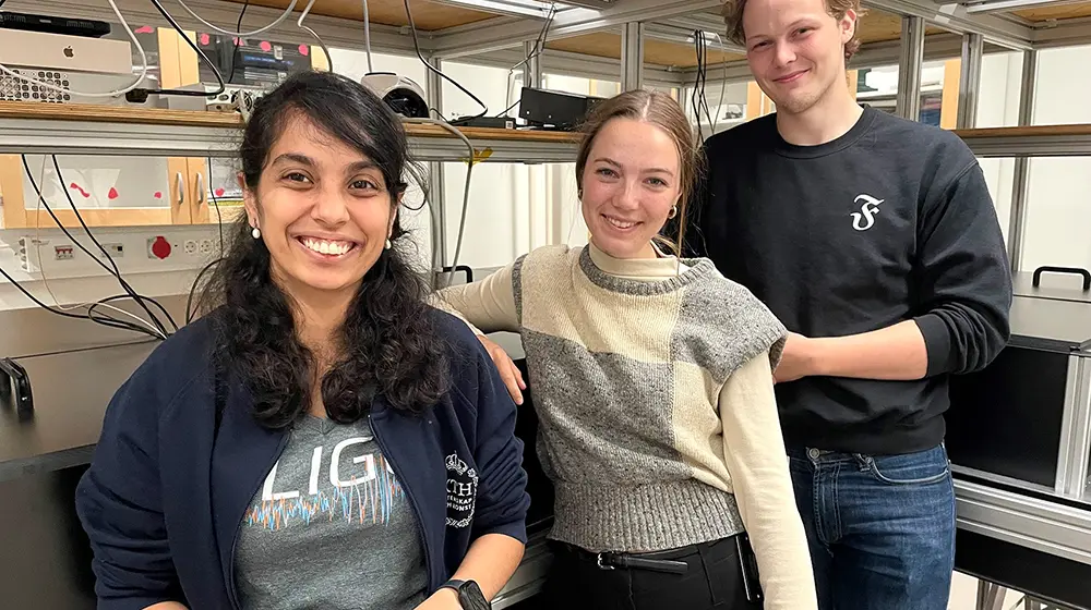 Vaishali Adya, Hilma Karlsson and Erik Svanberg researchers.
