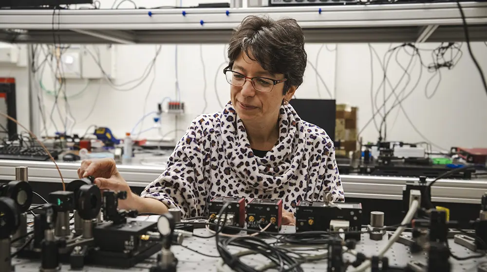 Katia Gallo, a Professor of Physic.