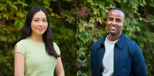 KTH-studenterna Isabella och Zikri.