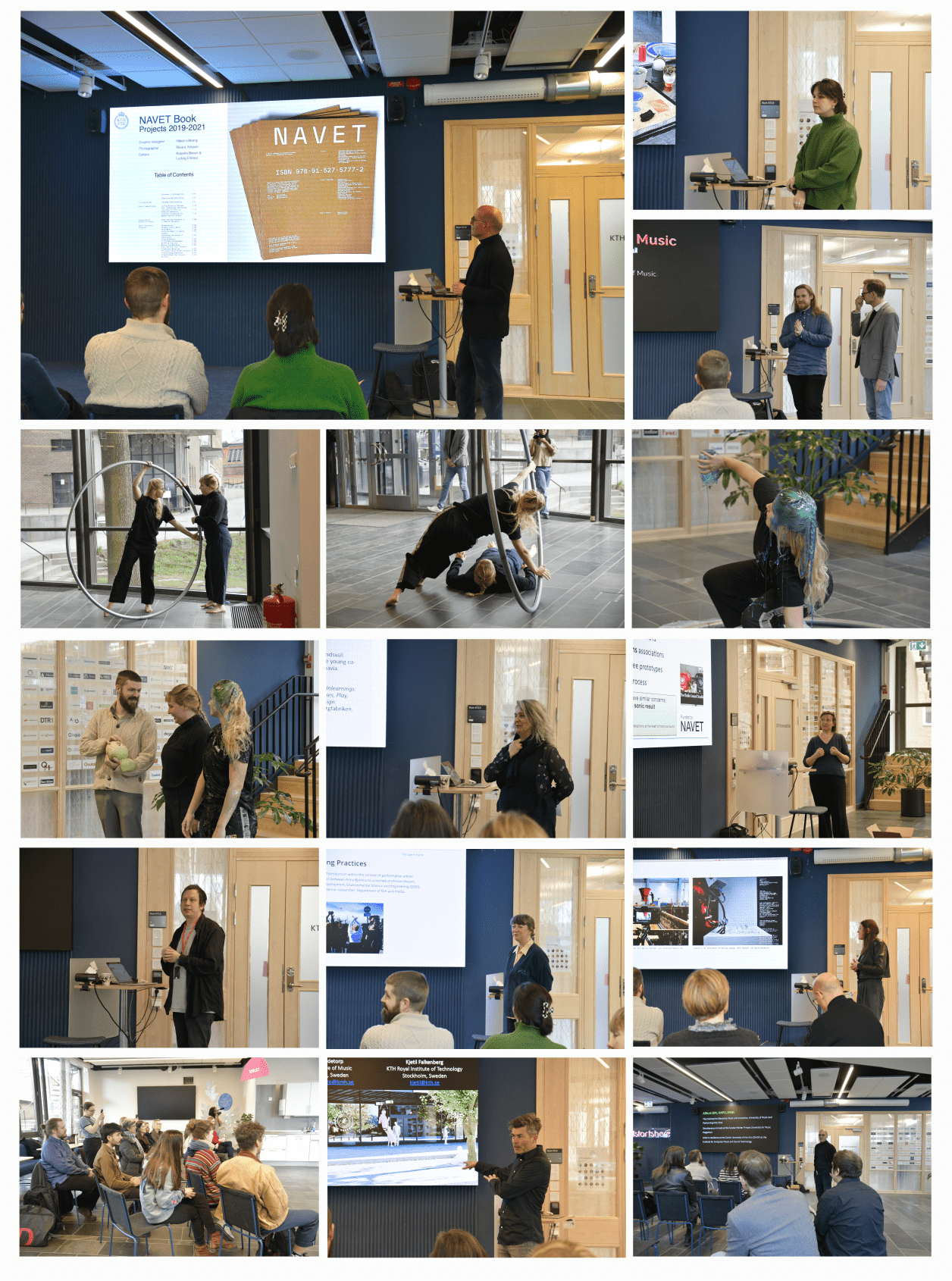 Snapshots of presenters and performers at NAVET Book Release Event 2024