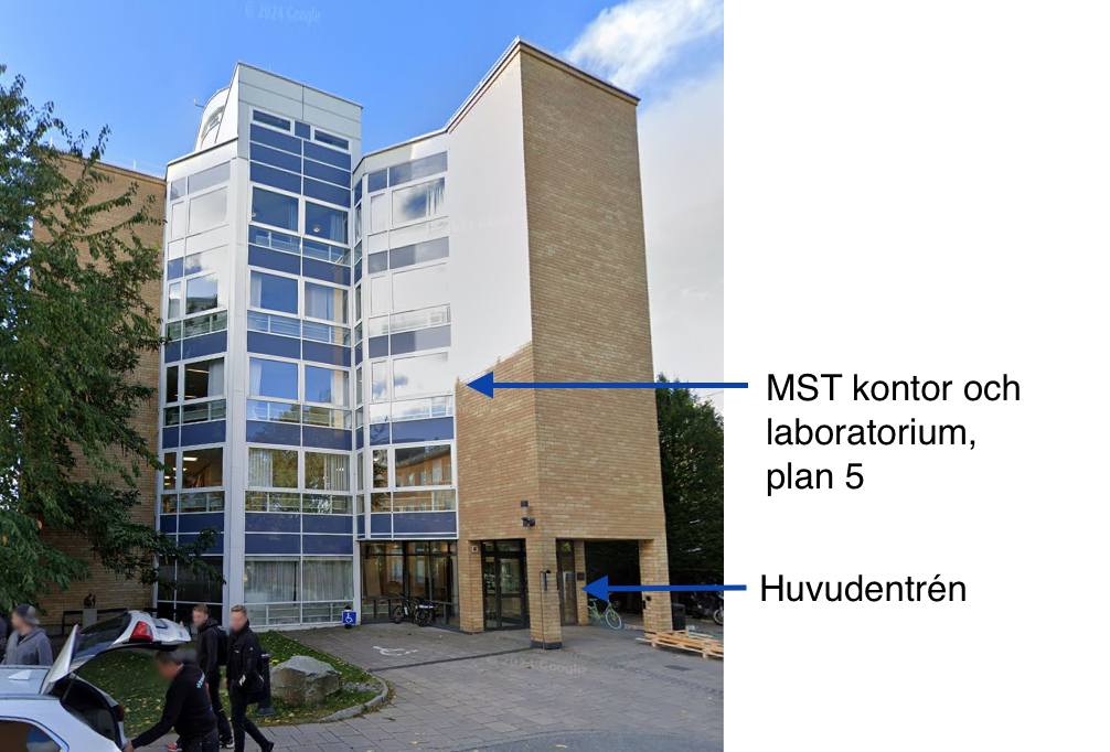 MST kontor och laboratorium. 