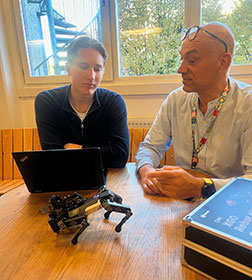 Lärare och student