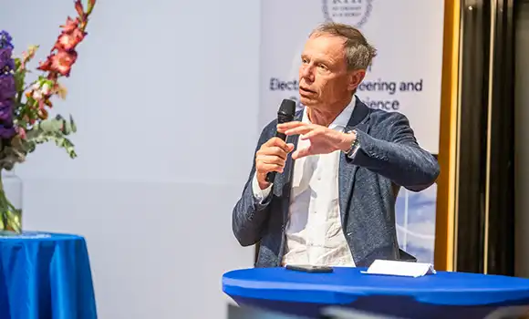 Professor Christer Fuglesang lyfte bland annat KTH:s Space Robotics Laboratory. 
