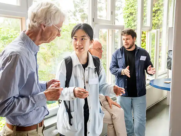 During the day, a poster exhibition was held to showcase the breadth of research at the EECS School.