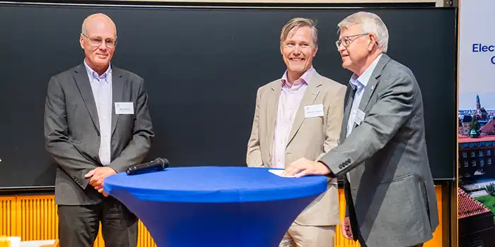 The first panel included professor Björn Ottersten, Karl Henrik Johansson, Digital Futures.