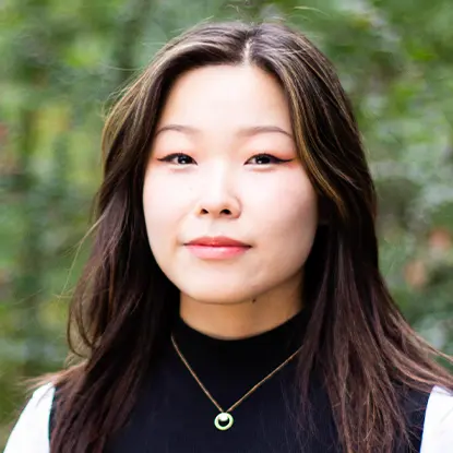 Porträttfoto av studenten Vanessa