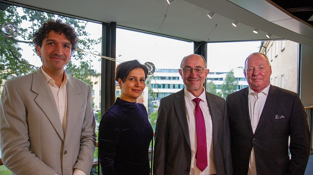 Climate Action Centres föreståndare Francesco Fuso-Nerini, Vattencentrums föreståndare Zahra Kalanta