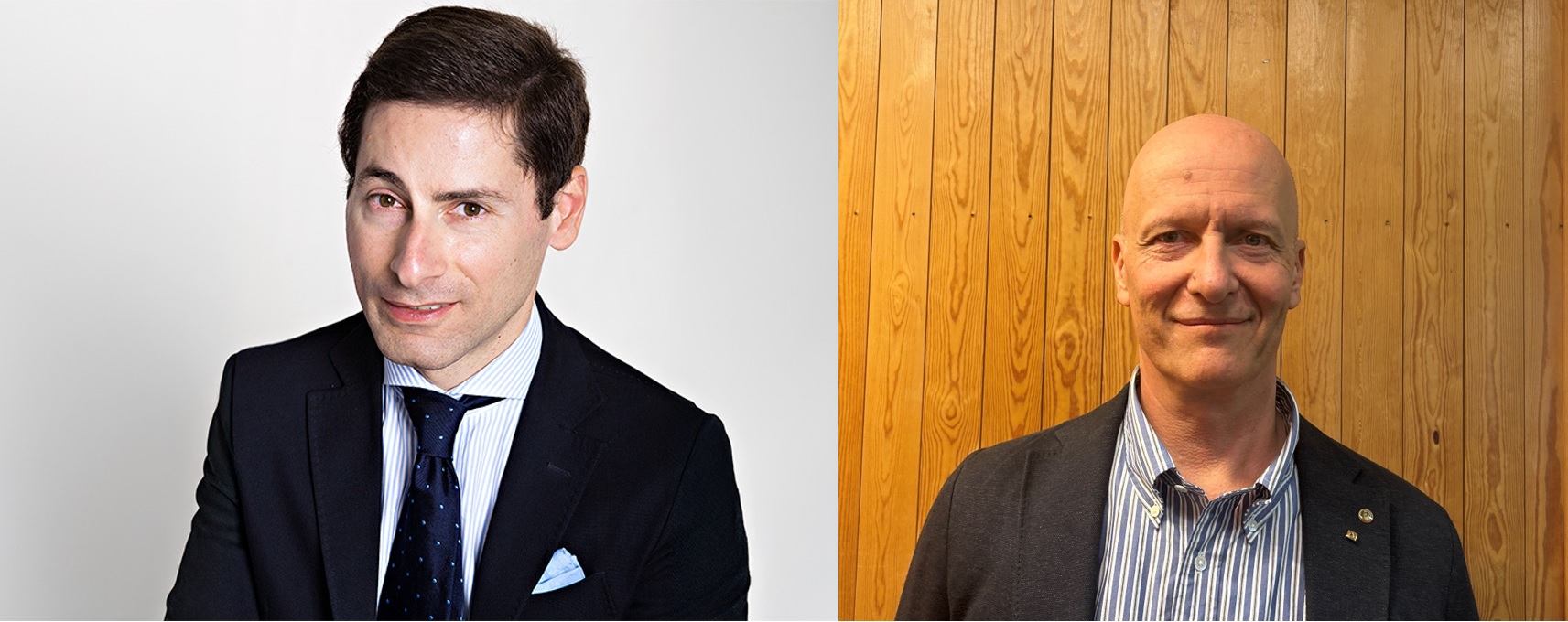 Carlo Fischione (left) and Gabor Fodor (right)